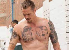 Check out the trailer here: Joel Kinnaman Goes Shirtless To Show Off Tattoos On Set Of Film The Informer Photos Uinterview