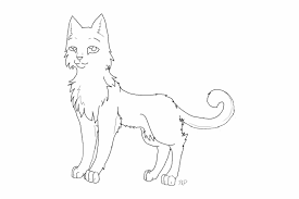 Warrior cat with wings drawing. Warrior Cat Coloring Pages To And Print For Free Line Art Transparent Png Download 3369197 Vippng