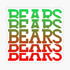 Founded in 1782, washington college was the first college chartered in the sovereign united states of america. Washington University Cartoon Font Go Bears Sticker By Heyjessicaho Redbubble