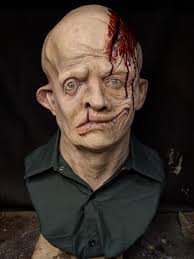 Latex Mask With Hair