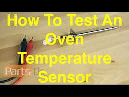 how to test an oven temperature sensor youtube