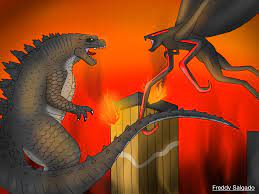 Godzilla is legendary pictures' and warner bros. Godzilla 2014 Vs Male Muto By Freddygbaf On Deviantart