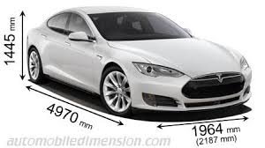 Being an electric car, the tesla model s doesn't have a bulky petrol or diesel engine under its bonnet. Dimensions Of Tesla Cars Showing Length Width And Height