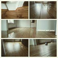 eiken houten vloer schuren 3 x lakken inclusief platte plinten veendam houten vloer vloeren houten