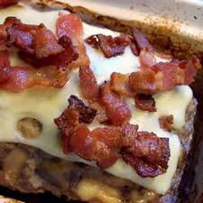 Bacon Mushroom Swiss Meatloaf Recipe Food Recipes Bacon Stuffed Mushrooms