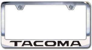 License plate frames for your 2020 toyota tacoma. Toyota Tacoma Chrome Engraved License Plate Frame Block Lettering Buy Online In Gibraltar At Gibraltar Desertcart Com Productid 23041062