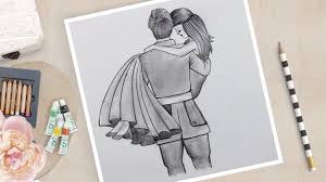 How To Draw Romantic Couple Very Easy Easy Drawings Art Drawings Sketches Simple Cute Couple Drawings