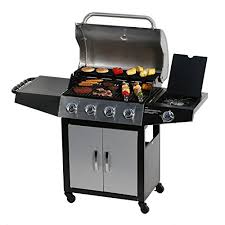 Most propane gas grills under $100 are light, portable, and functional. Master Cook Gas Grill Bbq 4 Burner Cabinet Style Grill Propane With Side Burner Stainless Steel Buy Online In Bahamas At Bahamas Desertcart Com Productid 43796570
