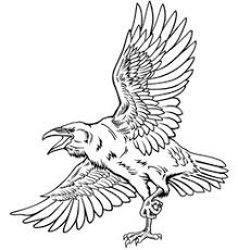 A viking sun cross tattoo design represents odin, an excellent choice for someone who wants a more minimalist odin tattoo. Raven Tattoo Vector Images Over 1 000