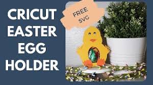 Download Cricut Easter Egg Holder Free Svg Available To Use In Cricut Design Space Youtube