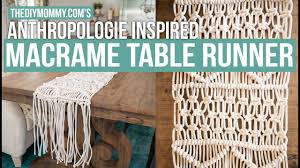 I've recently made a miter sled. How To Make A Macrame Table Runner Anthropologie Inspired The Diy Mommy Youtube