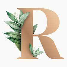 Botanical Capital Letter R Transparent Png Premium Image By Rawpixel Com Aum Alphabet Wallpaper Flower Artwork Lettering