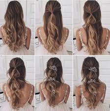 All you will need for this updo for long hair is a very good hair band, a ton of pins and a handful of hair product to make it look messy and full of volume. 25 Trending Bridesmaid Hairstyles For Young Women