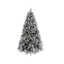 Sapin Calgary Enneige 500 Branches Pvc H 1 8 M Vert Et Blanc Sapin Noel Artificiel Arbres De Noel Blancs Arbre De Noel Artificiel