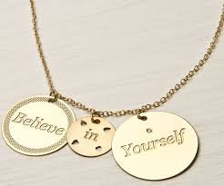 Love Naomi Believe In Yourself Necklace Gold Necklace By Lovenaomistudio Jewelry Quotes Necklace Quotes Gold Necklace