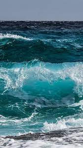 Blue Sea Wave Shore Water 720x1280 Wallpaper Ocean Wallpaper Ocean Waves Waves Photography