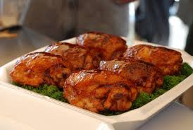 Sabauce marinated chicken thighs grilled on a traeger pellet grill by spa parts depot located at: How To Make Kick Ass Smoked Chicken Thighs Grillgirl