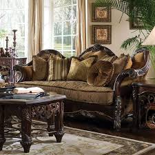 Essex Manor Wood Trim Sofa Aico Furniture Living Room Sets Furniture