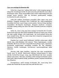 Hasil dapatan kajian survey memupuk kesedaran sivik dalam kalangan murid melalui projek wartawan muda oleh rohizani. Contoh Karangan Spm Cara Cara Menjaga Kebersihan Diri Karangan Cara Cara Menjaga Keselamatan Diri Di Sekolah Memelihara Kebersihan Pribadi Juga Berdampak Baik Pada Interaksi Anda Dengan Orang Dfeevf