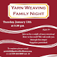 Yarn Weaving Family Night event image