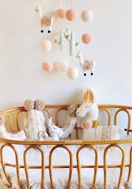 handmade llama cactus baby mobile pillows bohobabyheaven on etsy kids room design wall decor bedroom kids room