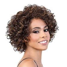 It is best to always consult your hairstylist. Amazon Com Short Curly Human Hair Wigs For Black Women Human Hair Curly Wigs Non Lace Glueless Wig With Bangs Side Part Wigs P 4 27 Beauty