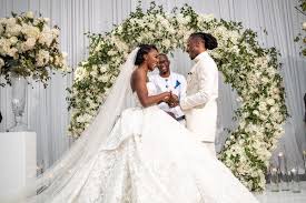 A wedding is a ceremony where two people are united in marriage. Weddings A Big Texas Wedding With A First Kiss The New York Times