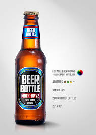 Beer Bottle Mock Up V2 On Behance Beer Bottle Bottle Beer