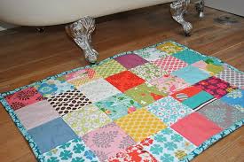 Quilted Bath Mat Towel Backed Quilting Crafts Quilts Diy Sewing