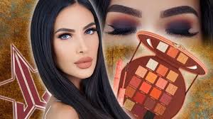 Jeffree Star Pricked Palette Tutorial 🍊 Dark Vampy Fall Eyeshadow Look 🖤