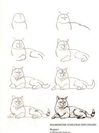 Pin By Martina Julieta On Drawing Things Cat Drawing Tutorial Animal Drawings Cat Drawing
