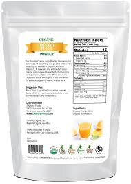 Everyone knows that oranges are a great source of vitamin c. Orange Juice Powder Organic