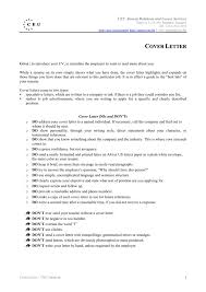 A cover letter serves as a formal introduction to your resume, and allows you to expand on various aspects of your work history. Cover Letter