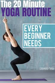 The 20 Minute Yoga Routine Every Beginner Needs Free Pdf Yoga Routine For Beginners Yoga Routine 20 Minute Yoga