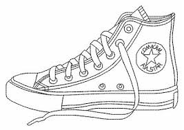 Converse Shoe Color Page Converse Coloring Pages Converse Shoe Embroidery Converse Shoe Shoe Art Converse