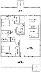 30x32 House 2 Bedroom 2 Bath 960 Sq Ft Pdf Floor Plan Instant Download Model 4 Small House Floor Plans Tiny House Floor Plans Two Bedroom House