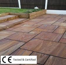 Rainbow Indian Sandstone Paving Flags Patio Path Garden Pavers Nationwide Del Ebay Garden Pavers Sandstone Paving Garden Paths