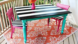 Grab an old stool and some spray paint and let's make an easy (and inexpensive) side table for all your outdoor entertaining! Outdoor Table Makeover How To Make A Recycled Table Home Diy On Cut Out Keep