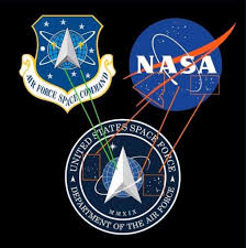Image captionus space force logo on left and the star trek emblem on right. Okay This Logo Proves That Space Force Should Have Really Been Called Star Fleet Universe Today