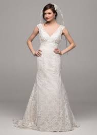 David S Bridal Collection All Over Beaded Lace Trumpet Gown Style T96 Trumpet Wedding Dress Lace Davids Bridal Wedding Dresses Davids Bridal Lace Wedding Dress