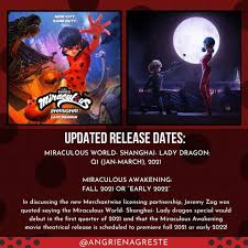 In principle, sometime in 2021 we will have the miraculous movie called ladybug & chat noir awakening in theaters and in. Adrinette Home Facebook