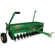 Aerating a lawn and spreading seed and fertilizer in the spring and fall are the best ways to have a. John Deere 40 Inch Tow Behind Combination Aerator Spreader The Home Depot Canada