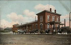 M C R R Depot Jackson Mi Jackson Michigan Pictures Of America Railroad Photography