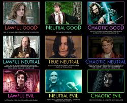 harry potter alignment chart rantings of the ninja robot