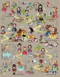 Fat quarter shop offers a large number of free cross stitch patterns online in a downloadable pdf format. Fairy Tale Land 2 Cross Stitch Pattern By Soda Stitch