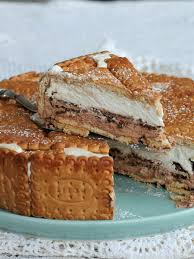 Torta Biscotti E Wafer Ricetta Dolce Veloce Senza Cottura Ricette Dolci Dolci Ricette