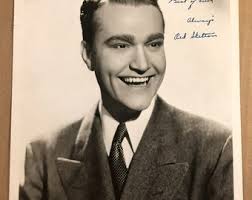 Red Skelton Very Rare Very Early Autographed 8/10 Photo 40s Whistling in  Brklyn