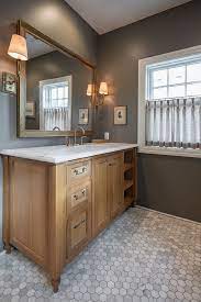 Rainwashed is better with honey oak cabinets, though, because it has a little more blue in it than sea salt does, and accents the orange in we have mostly oak wood trim and floors but the kitchen cabinets are maple with an inlaid cocoa accent line. 63 Color Board Ideas Oak Cabinets Honey Oak Cabinets Oak Kitchen Cabinets