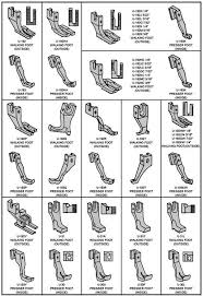 Singer Sewing Machine Feet Identification Accessory Foot