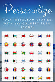 282 Country Region Flag Icons For Instagram Stories Em 2021 Instagram Icone Instagram